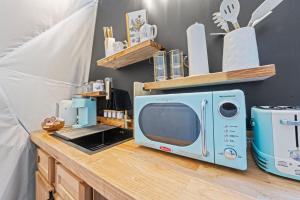 Η κουζίνα ή μικρή κουζίνα στο Luna Glamping