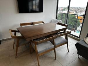 Posezení v ubytování Cómodo departamento en el centro