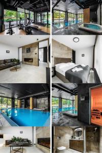 Πισίνα στο ή κοντά στο PLATiNIUM HOUSE & SPA BASEN-SAUNA CENTRUM