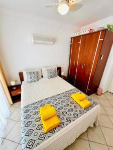 Postel nebo postele na pokoji v ubytování olumpus Apartman Kalkan