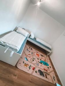 Ένα ή περισσότερα κρεβάτια σε δωμάτιο στο Nice apartment, close to Legoland