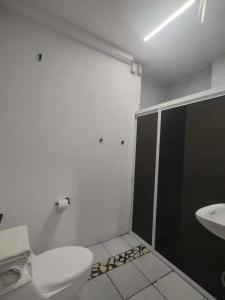 Et badeværelse på Habitación Confortable en el Corazón de GDL