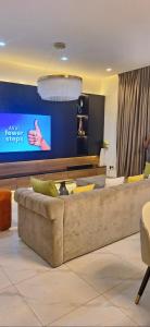 Χώρος καθιστικού στο BELLAS APARTMENTs lekki phase 1 peninsula