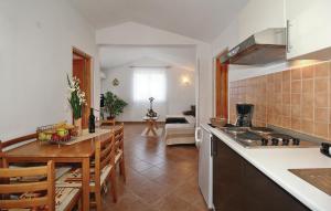 Kuchyň nebo kuchyňský kout v ubytování Apartments Vesna
