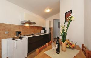Kuchyň nebo kuchyňský kout v ubytování Apartments Vesna
