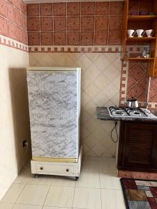 Kuchyň nebo kuchyňský kout v ubytování Residence ZO
