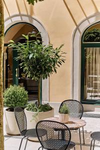 Patio nebo venkovní prostory v ubytování Hotel Palais Mailberger Hof