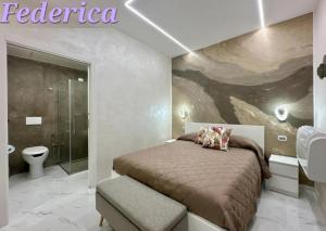 Koupelna v ubytování Sweet Federica