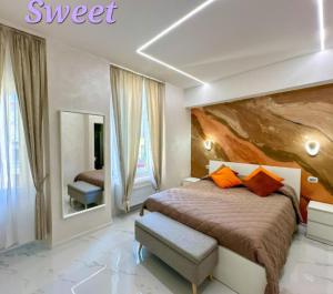 Postel nebo postele na pokoji v ubytování Sweet Federica