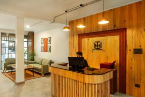 Χώρος καθιστικού στο Nova Tara Hotel Kathmandu