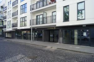 Bygningen som feriehuset ligger i