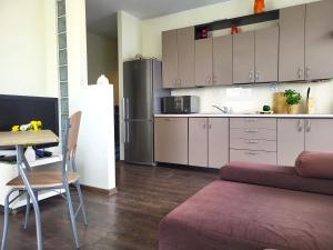 Kuchyň nebo kuchyňský kout v ubytování Adamant Apartament + 5 fotografií