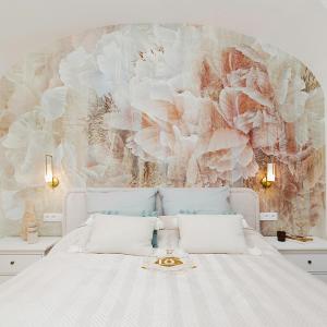 Voodi või voodid majutusasutuse Domus Carmeli Chic Appartments Powiśle toas