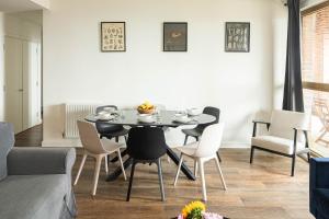 Et opholdsområde på Bermondsey Apartments By Sleepy Lodge