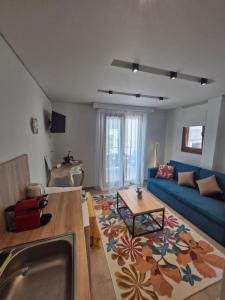 Posezení v ubytování Smaragdos Thassos Boutique Suites + 40 fotografií