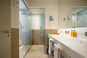 Ein Badezimmer in der Unterkunft Hotel Kivir