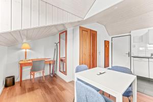 Hotel Hine Adon Fribourg的厨房或小厨房