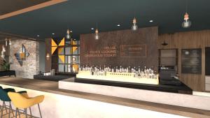 Sohvabaar või baar majutusasutuses Four Points Flex by Sheraton Östringen