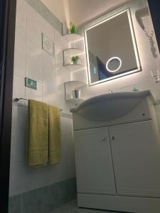 Koupelna v ubytování B&B Poliglotta