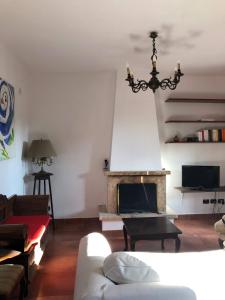 Χώρος καθιστικού στο Monterosi Guest House & Golf