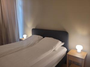 Postel nebo postele na pokoji v ubytování New apartment 5min to airport at Kokstad train station