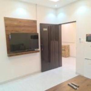 Et tv og/eller underholdning på يمامه الفخامه للشقق الفندقيه + 3 billeder