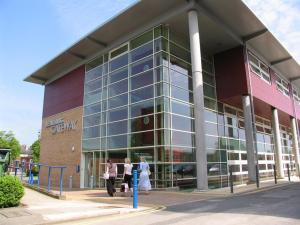 a group of people standing outside of a building at Carrock Hall, University of Cumbria Carlisle in Carlisle