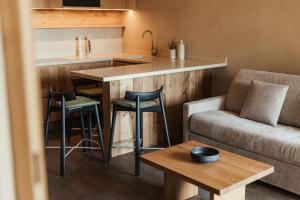 Posezení v ubytování Waldrast - Forestside Living
