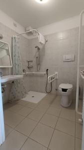 Koupelna v ubytování Hotel Montallegro