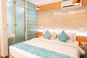 Hotel Star Shell客房内的一张或多张床位