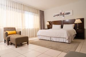 Hotel Los Andes客房内的一张或多张床位
