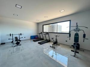Fitnesscentret og/eller fitnessfaciliteterne på Magnífico departamento en San Lorenzo