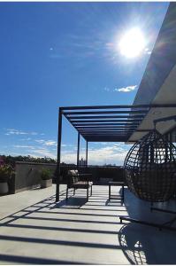 En balkon eller terrasse på Magnífico departamento en San Lorenzo