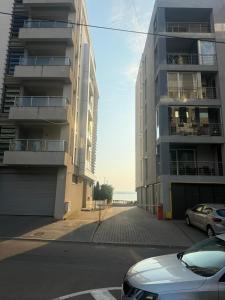 Bygningen som lejligheden ligger i