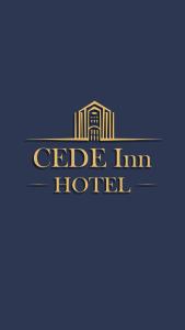 logotipo de un hotel con edificio en CEDE Inn Hotel, en Encarnación
