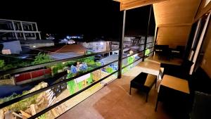 Balkon oz. terasa v nastanitvi happy pandasN12