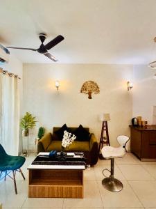 Zona de estar de Lofty heaven studio apartment