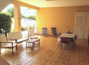 Χώρος καθιστικού στο Villa Preside