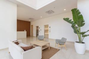 Posezení v ubytování Espectacular aparta estudio cerca a la Bahía