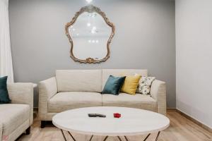 Posezení v ubytování 3BR with Bright Style for 6 in San Borja