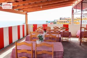 Restaurace v ubytování Pousada Cantinho de Preta