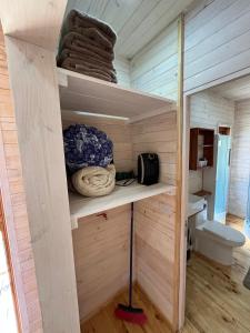 Koupelna v ubytování forest house - Cabaña para 4