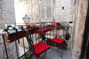 Balkón alebo terasa v ubytovaní Tragurium & Salona Apartments