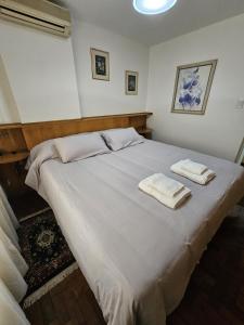 Postel nebo postele na pokoji v ubytování Departamento Cordoba temporal frente a Patio Olmos