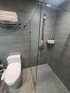 Koupelna v ubytování Hotel Modak Namdaemun