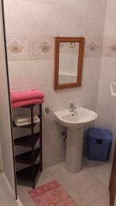 Vannituba majutusasutuses Villa Mateja