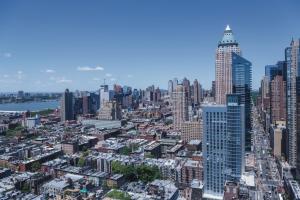 Nespecifikovaný výhled na destinaci New York nebo výhled na město při pohledu z hotelu