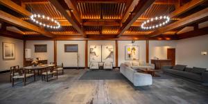 Гостиная зона в YiPiao Courtyard Hot Spring Resort Xiaotang Resot Xiaotangshan Beijing