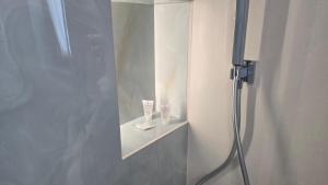 Koupelna v ubytování MaVa ROOMS
