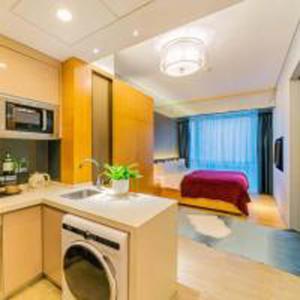 Kuhinja ili čajna kuhinja u objektu VanHao Serviced Apartment-Zhujiang Newtown-Near the US consulate-Vaperse the same building